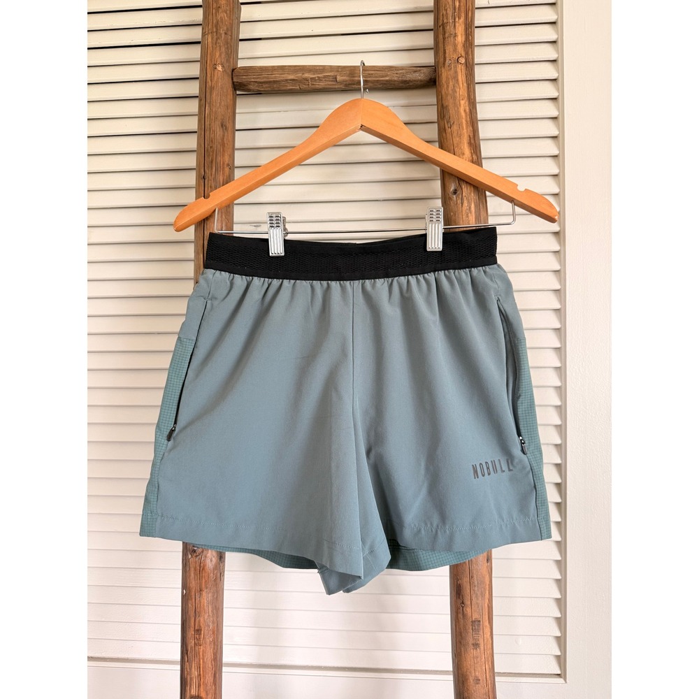NOBULL Athletic Shorts Small‎ Blue Grey